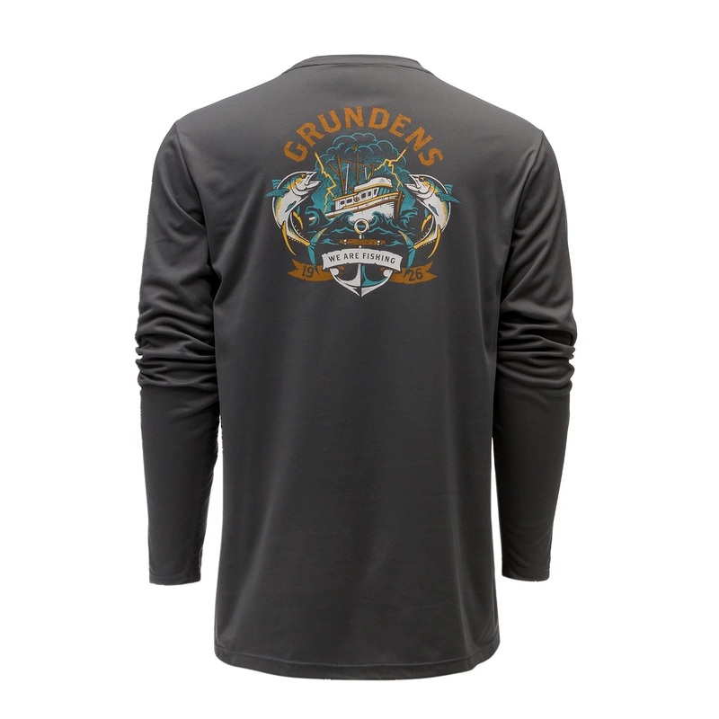 Grundens Tuna Tattoo LS Tech Tee