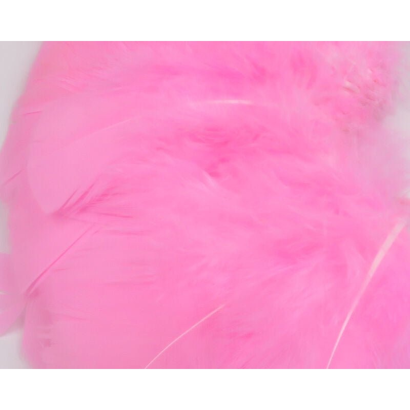 Intruder Feather Prop Hackle|Black|Fl. Chartreuse|Fl. Pink|Hot Orange|Kingfisher Blue|Red|Shrimp Pink|Bright Purple