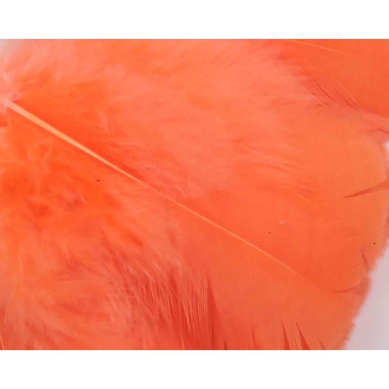 Intruder Feather Prop Hackle|Black|Fl. Chartreuse|Fl. Pink|Hot Orange|Kingfisher Blue|Red|Shrimp Pink|Bright Purple
