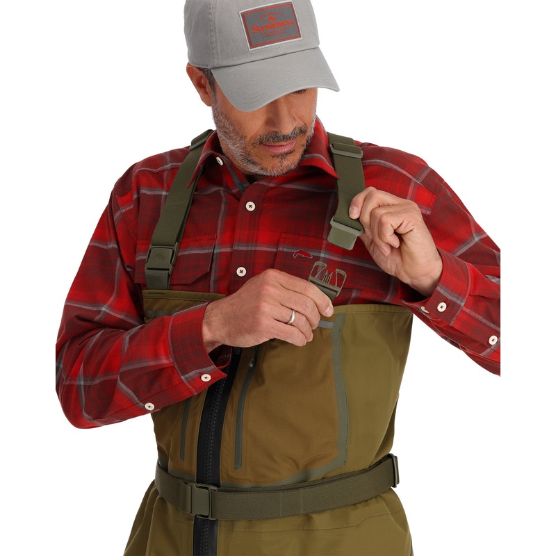 Simms M’s Freestone Z Bootfoot Waders – Rubber Sole