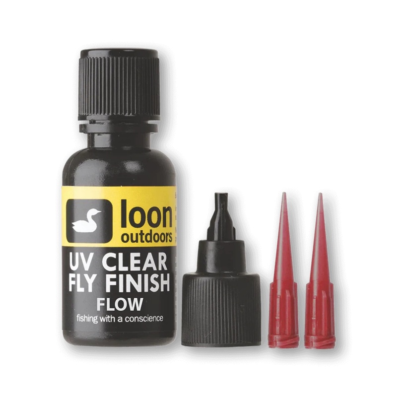 UV Clear Fly Finish|FLOW|FLUORSNG|THICK|THIN|.50Z|.5OZ|2 OZ