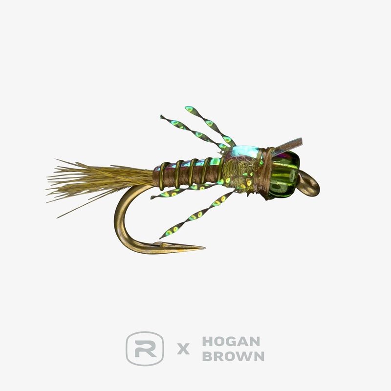 Hogan’s Military Mayfly Nymph|OLIVE|PMD|18