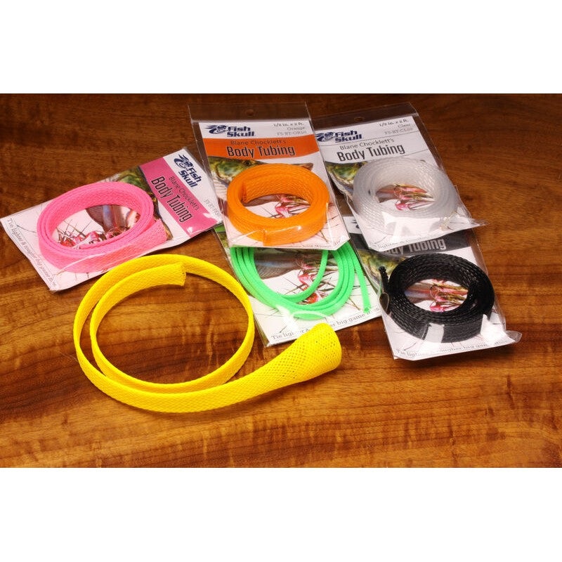 Chocklett Body Tubing|BLACK|CHART|CLEAR|ORANGE|PINK|YELLOW|.25|.50