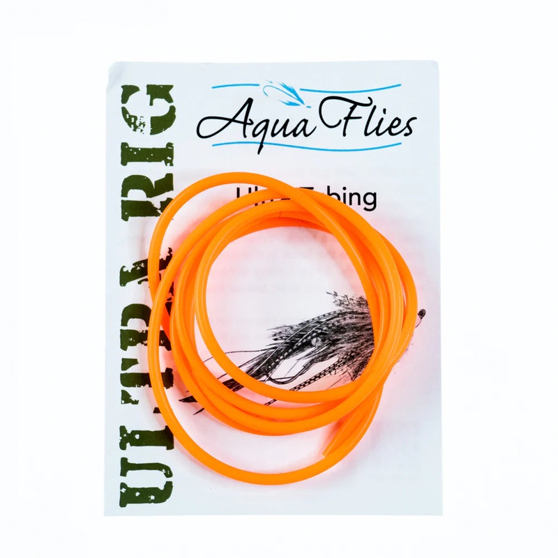 Aqua Flies Ultra Rig Tubing|CLEAR|ORANGE