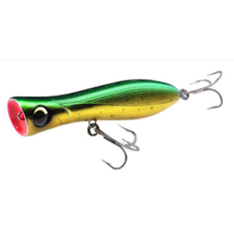 Yo-Zuri Sashimi Bull Popper|DORADO|FLYNFISH|RED HEAD|6″|8″