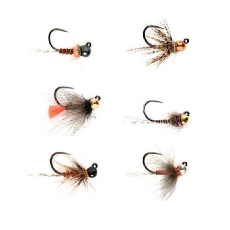 Jighead Nymphs // 1 Dozen Tactical Nymph Assortment by Fulling Mill