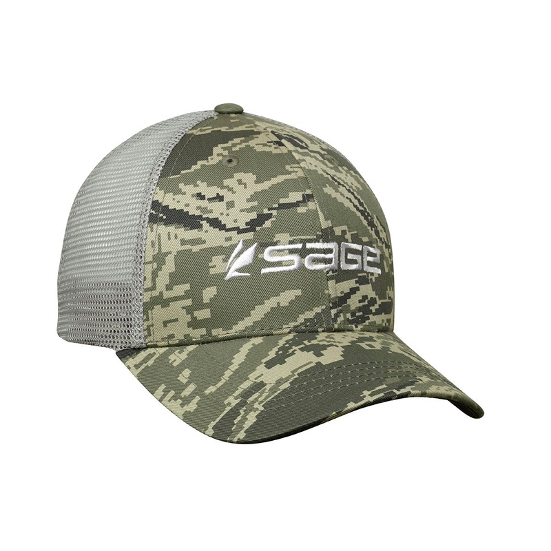 Sage Trucker Hats|Teal|Digi-Camo|Blue|Rainbow Trout