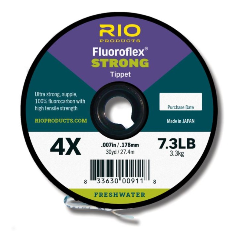 RIO Fluoroflex STRONG Tippet // 0X – 7X