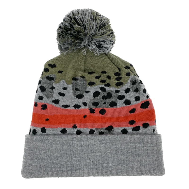 REP YOUR WATER – Knit Hats|Big Trutta|Mykiss|Rainbow Trout Skin 2.0|Brown Trout Skin