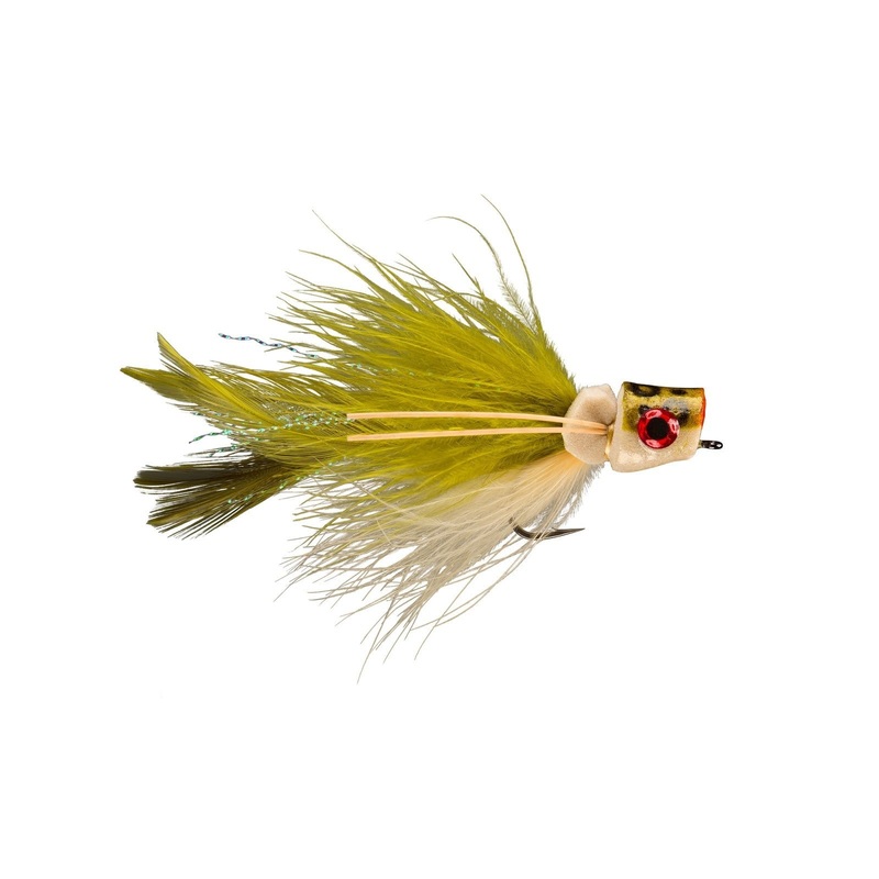 RIO’s PTO Popper|Olive/Tan|Chartreuse/Yellow|Black/Red||6||2||4