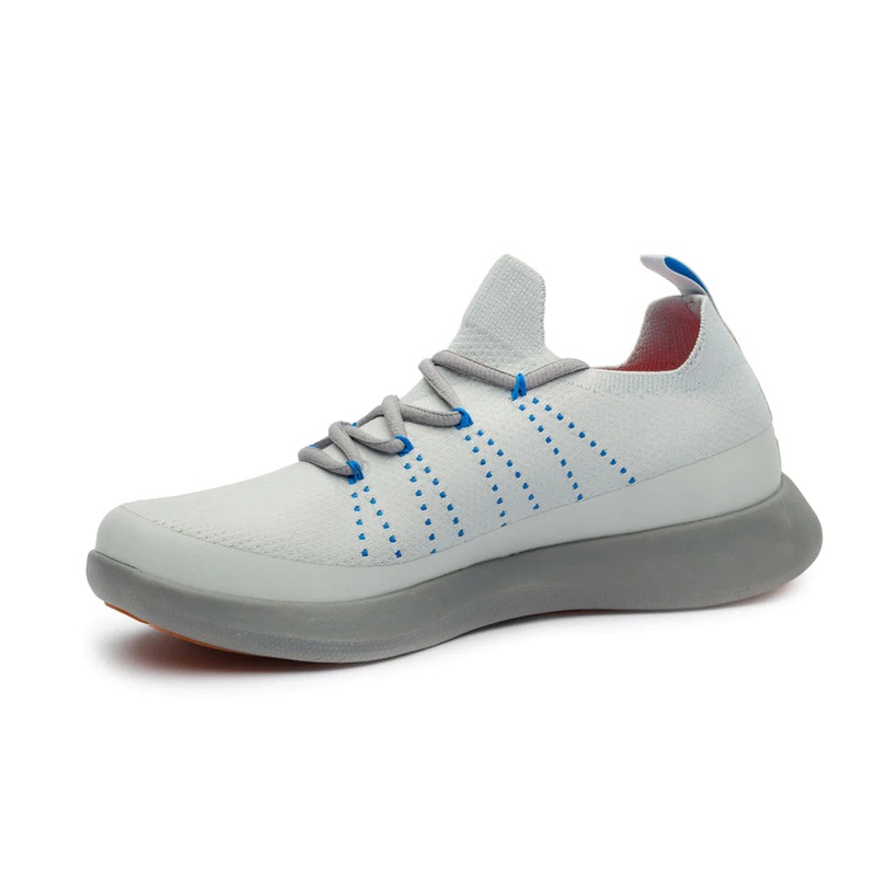 Grundens Sea Knit Boat Shoe|Grey Mist|8|8.5|9.5|12|14