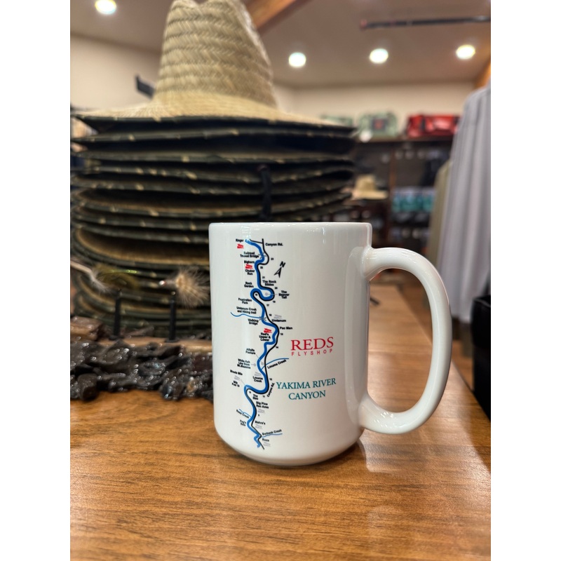 Reds River Map Coffee Mug