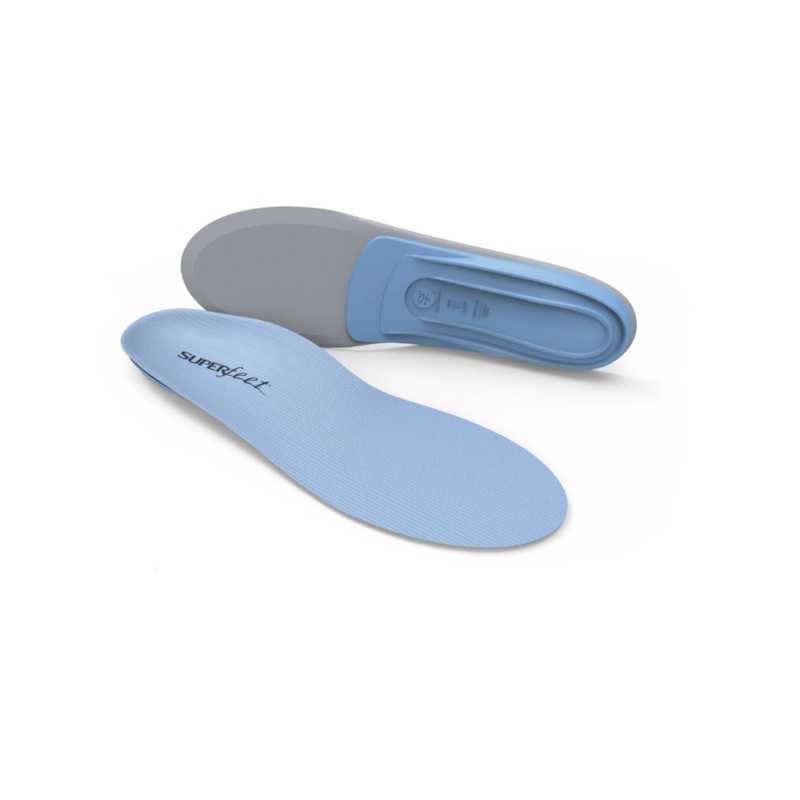Superfeet Blue|Mens 2.5-4 (W 4.5-6)|Mens 5.5-7 (W 6.5-8)|Mens 7.5-9 (W 8.5-10)|Mens 9.5-11 (W 10.5-12)|Mens 11.5-13|Mens 13.5-15