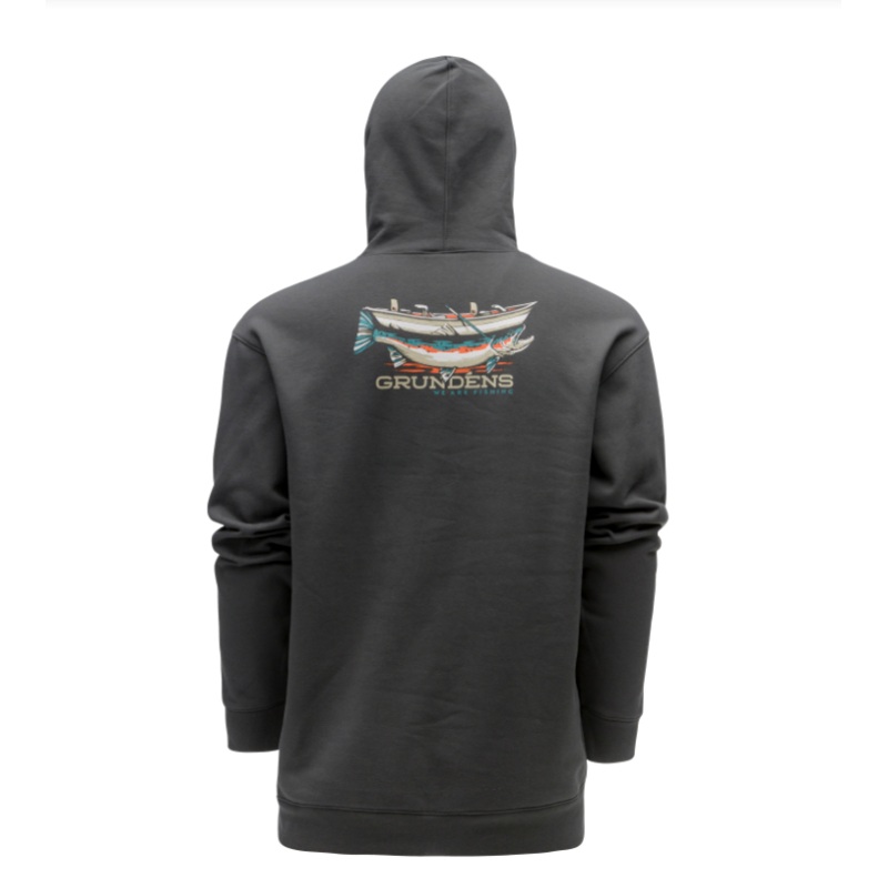 Grunden’s Drift Boat Hoodie|Anchor|Small|Medium|Large|XL|XXL|3XL