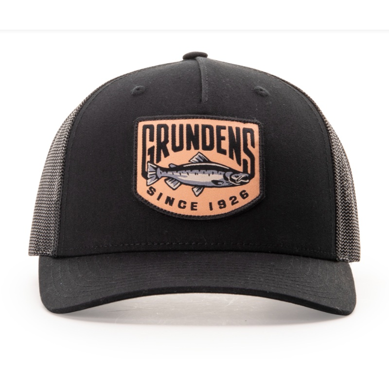 Grunden’s King Trucker Hat|Black|Admiral Navy Camo