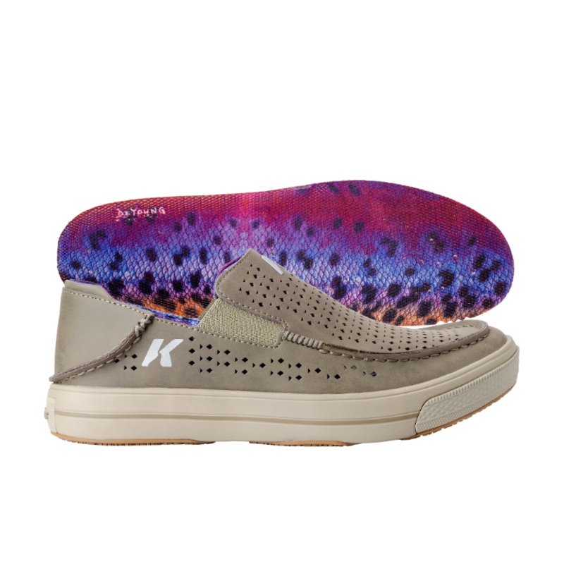 Korkers Vented Fish Moc|Rainbow Trout|Size 8|Size 9|Size 10|Size 11|Size 12|Size 13|Size 14|Size 15