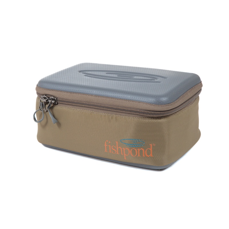 Fishpond Ripple Reel Case|Large -Sand/Saddle Brown|Medium – Tidal Blue