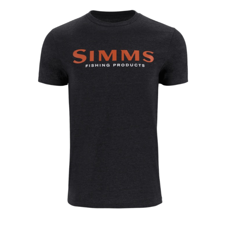 Simms Men’s Logo T-Shirt|Jet Black|Small|Medium|Large|XL|2XL|3XL