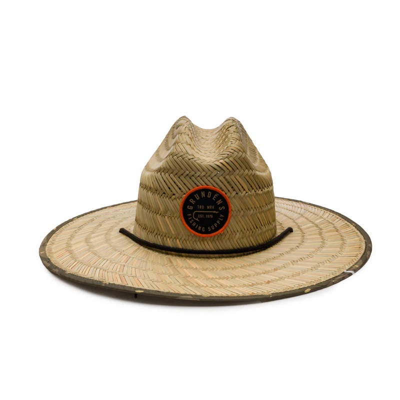 Grundens Waterman Straw Hat|Reed