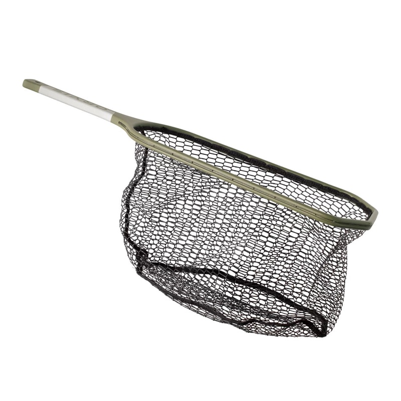 Orvis Wide Mouth Hand Net|Find My Net Orange|Dusty Olive|Brown Trout