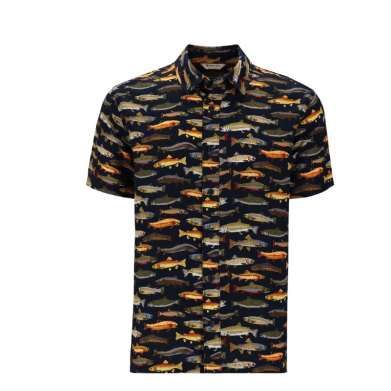 Simms Men’s Tailout Shirt|Trout Parade|Small|Medium|Large|XL|2XL|3XL