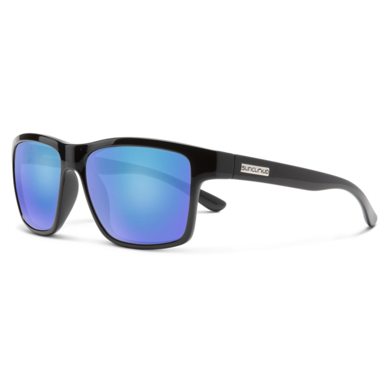 Suncloud A-Team|Black w/ Blue Mirror|Matte Black w/ Red Mirror|Matte Black w/ Grey Green Lens