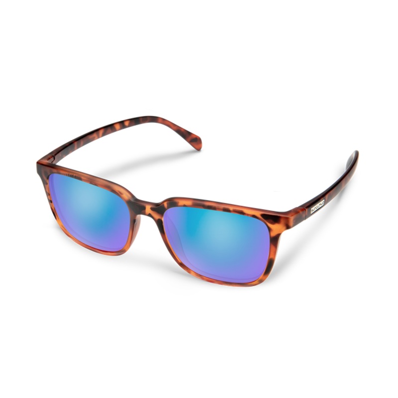 Suncloud Boundary|Matte Burnished Brown w/ Brown Lens|Matte Tortoise w/ Blue Mirror|Matte Ice Tortoise w/ Purple Mirror