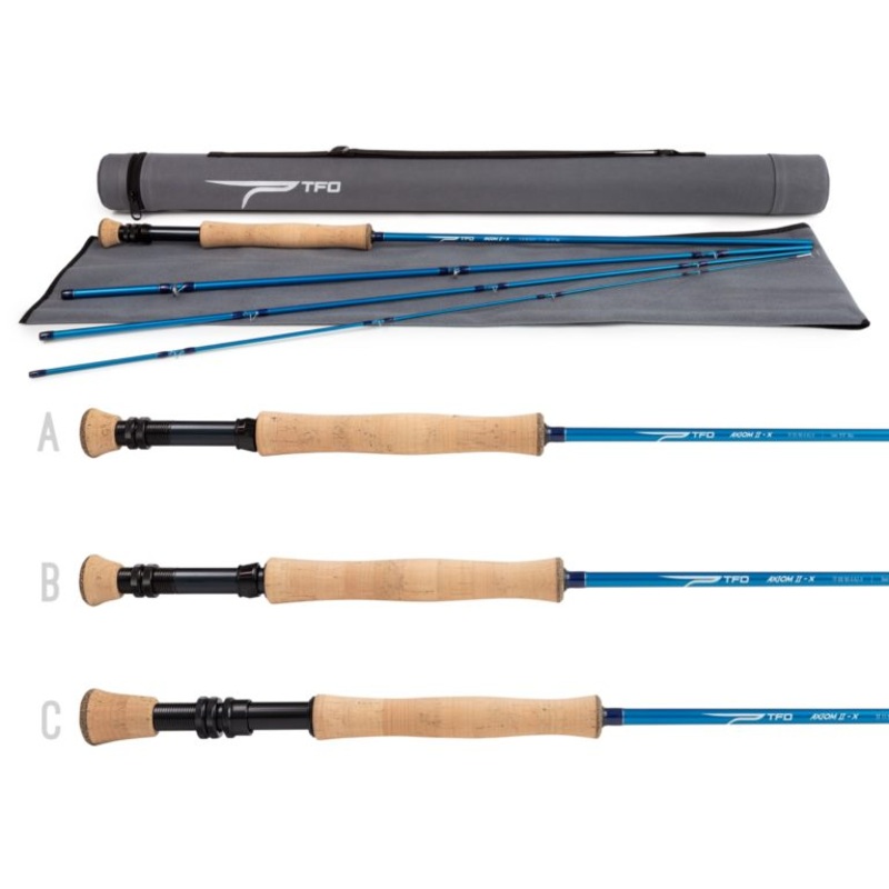 TFO Axiom 2-X Fly Rods|590-4 9’0″ 5wt 4 Piece|690-4 9’0″ 6wt 4 Piece|790-4 9’0″ 7wt 4 Piece|890-4 9’0″ 8wt 4 Piece|990-4 9’0″ 9wt 4 Piece|1090-4 9’0″ 10wt 4 Piece|1190-4 9’0″ 11wt 4 Piece|1290-2 9’0″ 12wt 4 Piece
