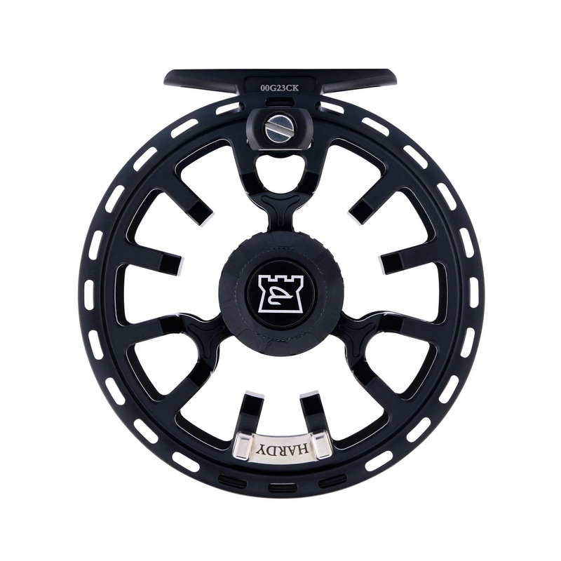 Hardy Fortuna Regent Reel|Black|Silver|6000 5/6/7wt|8000 7/8/9wt|10000 9/10/11wt|12000 11/12wt