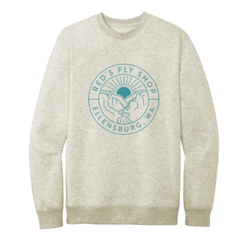 Red’s Canyon Logo Sweatshirt|Rosewater Pink|Oatmeal Heather|Charcoal|Small|Medium|Large|XL|XXL