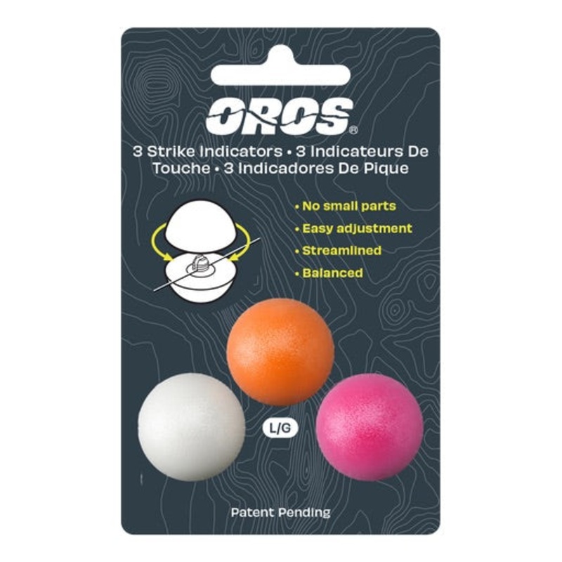Oros Strike Indicators Multi-Color 3-Pack