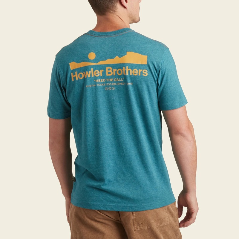 Howler Bros. ARROYO T-Shirt|Petrol|Medium|Large|XL