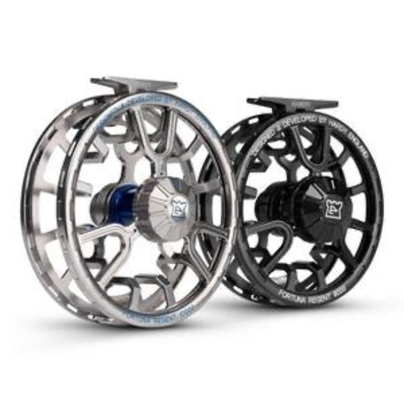 Hardy Fortuna Regent Fly Reel|8000|10000|12000|Silver|Black