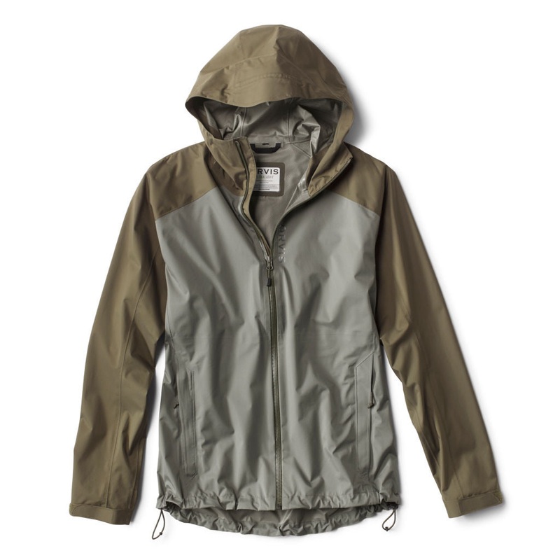 Orvis Ultralight Storm Jacket|Small|Medium|Large|XL|XXL|Tarragon|Bourbon/Navy