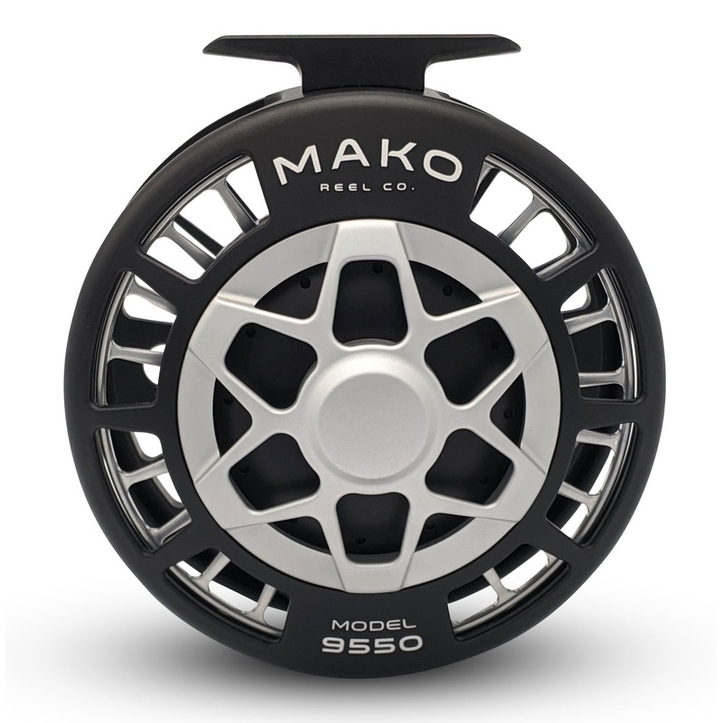 Mako Fly Reel|9550|9600|Matte Platinum/Black|Matte Red/Black|Tournament Edition