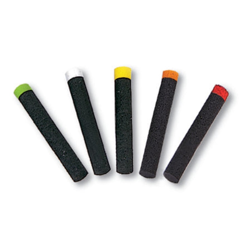 Rainys Hi-Viz Ant Bodies|1/16″|3/32″|1/8″|Black/White Tip|Cinnamon/White Tip|Black/Red Tip