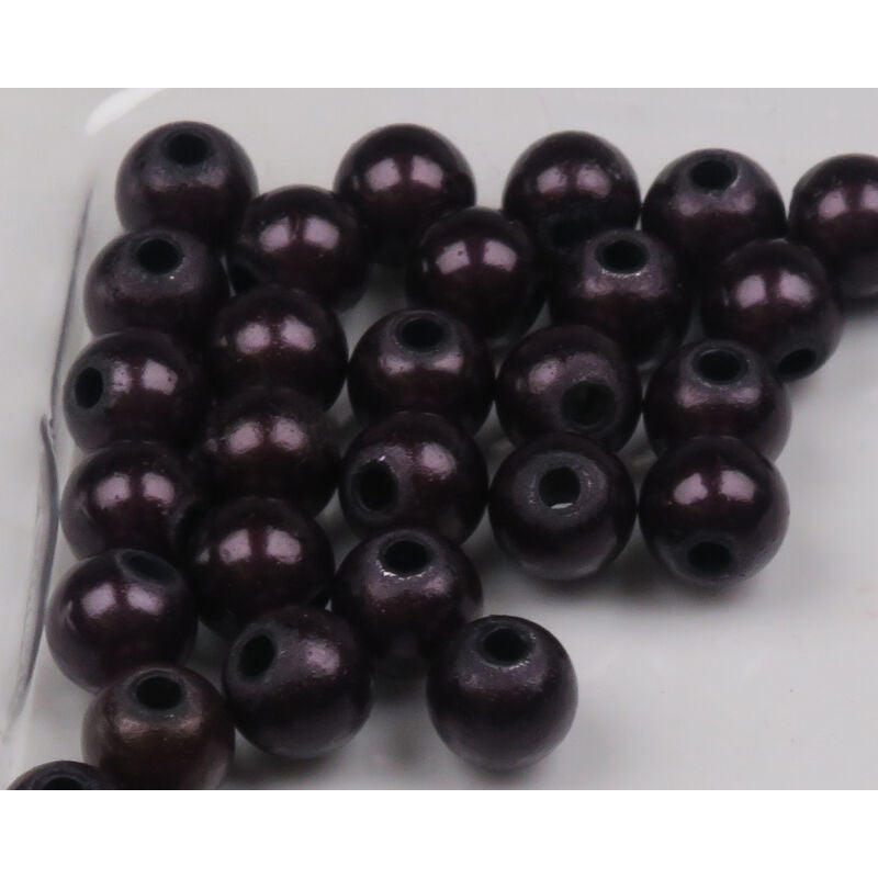 Hareline 3D Beads|Black|Cream|Standard|Small