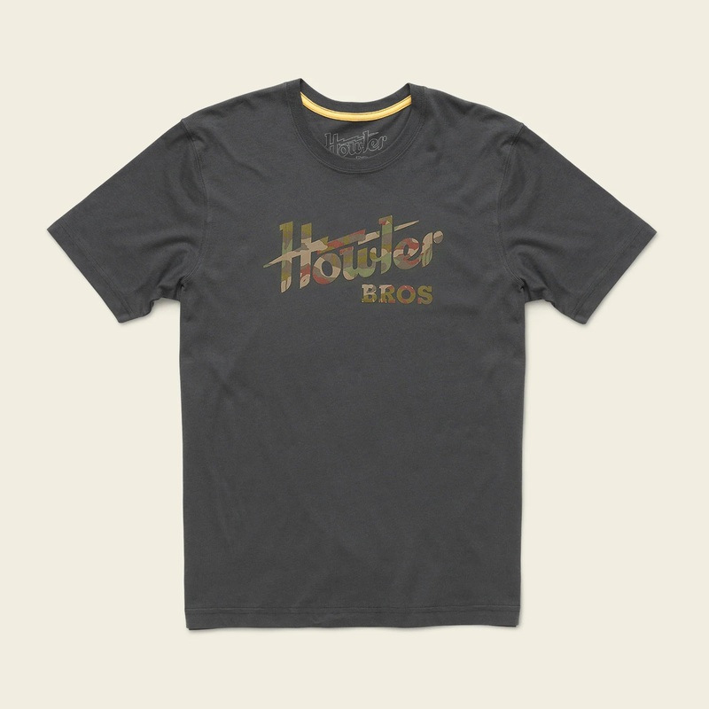 Howler Bros Electric T-Shirt|M|Large|XL|Jungle Regime/Antique Black|Howler Electric/Key Largo