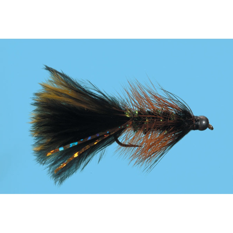 Bead Head Pops Bugger||10|Black|Red|Olive