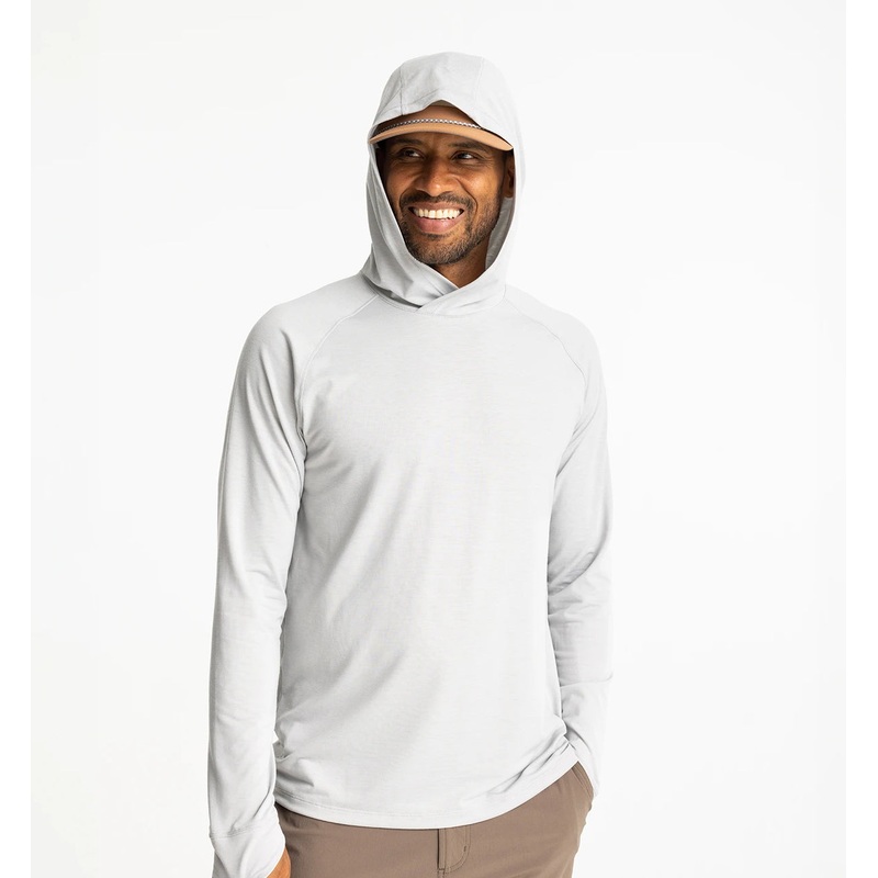 Free Fly Mens Elevate Hoodie|Aspen Grey|Rust|Shale Green|Small|Medium|Large|XL|XXL
