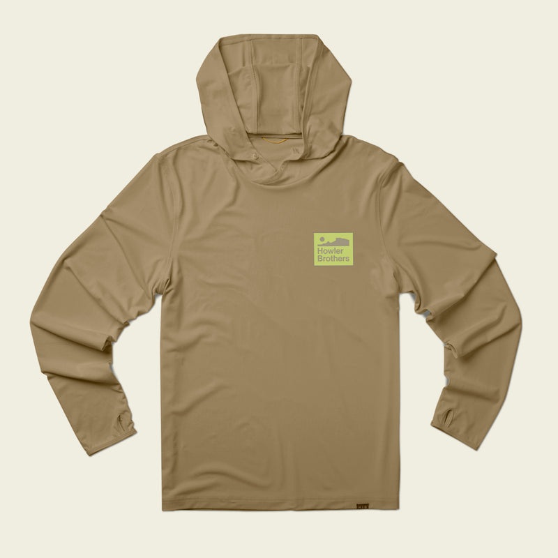 Howler Bros HB Tech Hoodie|Small|Medium|Large|XL|XXL|Aloe|Old Gold|Aqua|Agave|Key Largo|Adobe