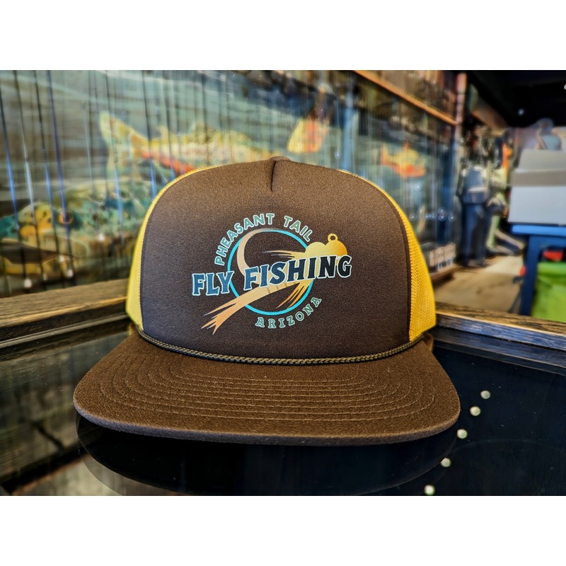Pheasant Tail Trucker Hat|Asphalt/Birch/Wheat|Hunter Orange/Loden/Black|Moss Green/ Greyish Brown|Brown/Gold|Seafoam/Silver/Smoke/Steel Grey|Copper/Silver/Shopping Bag|Charcoal|Black