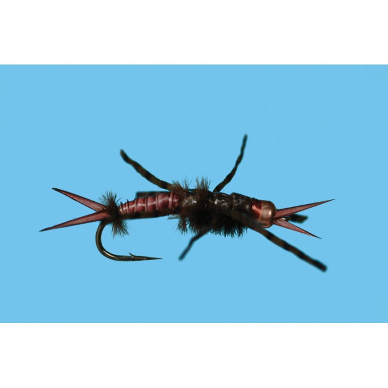 Tungsten Stonefly Nymph||8||10|Brown|Black|Golden
