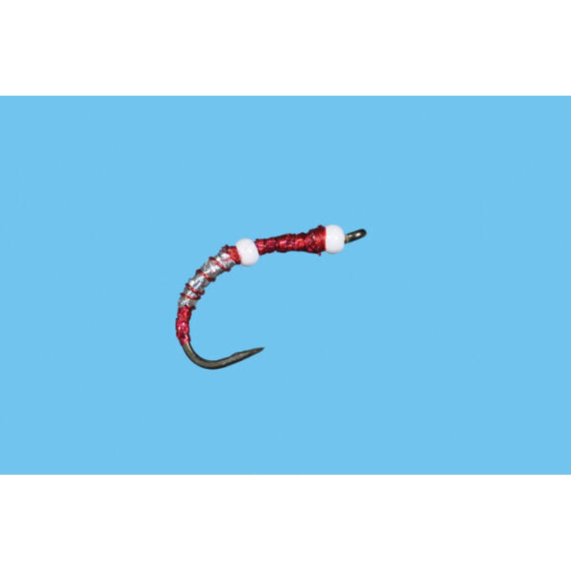 Double Dipper Chironomid||10|Red/Silver|Black/Red