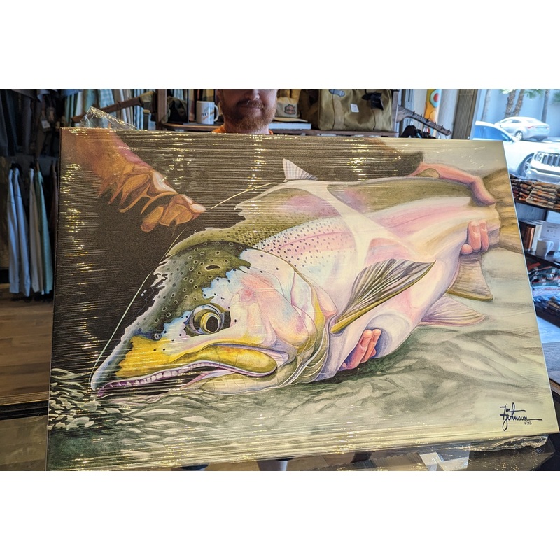 Tim Johnson Print|Steelhead|Jakes Brown|UT Coin Cutthroat