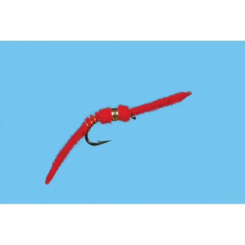 Tungsten San Juan Worm||12|Red|Pink|Brown