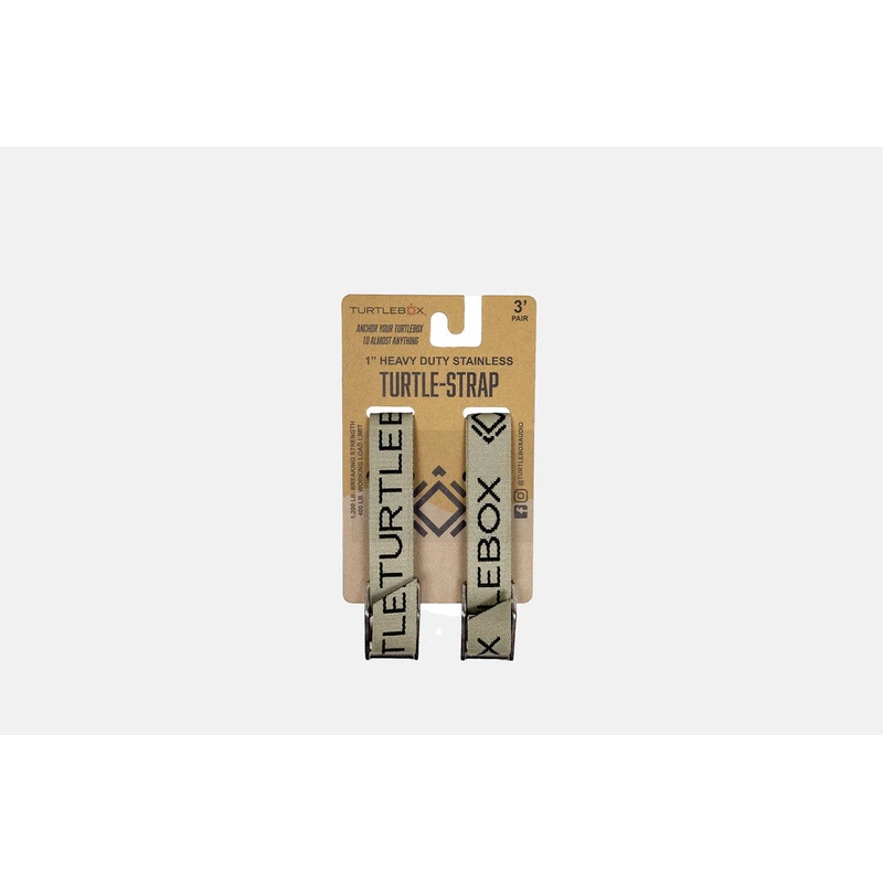 Turtle Straps|Tan|Black