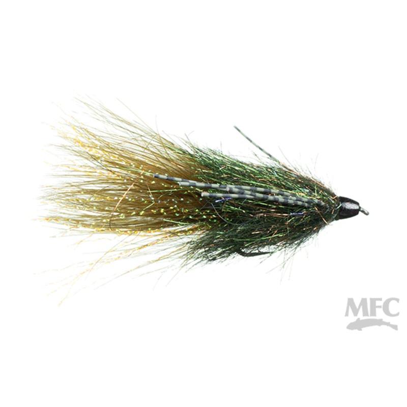 MFC Conehead Sparkle Minnow||6|Olive|Sculpin