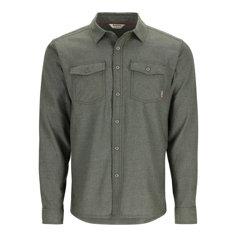 Simms Mens Shoal Flannel|Small|Medium|Large|XL|Riffle Green|Midnight
