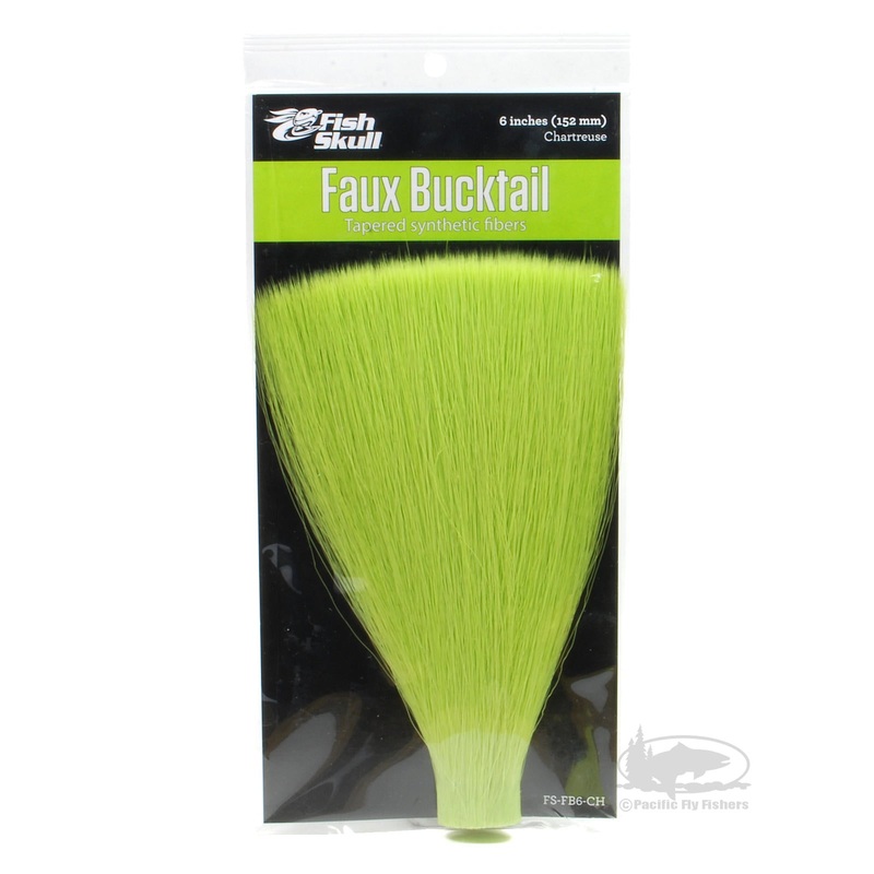 Faux Bucktail|Chartreuse|Fl Pink|Olive|Tan|White